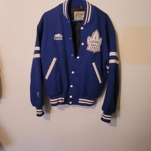 TORONTO MAPLE LEAFS ROOTS WOOL VARSITY JACKET
